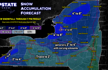 Snowfall map